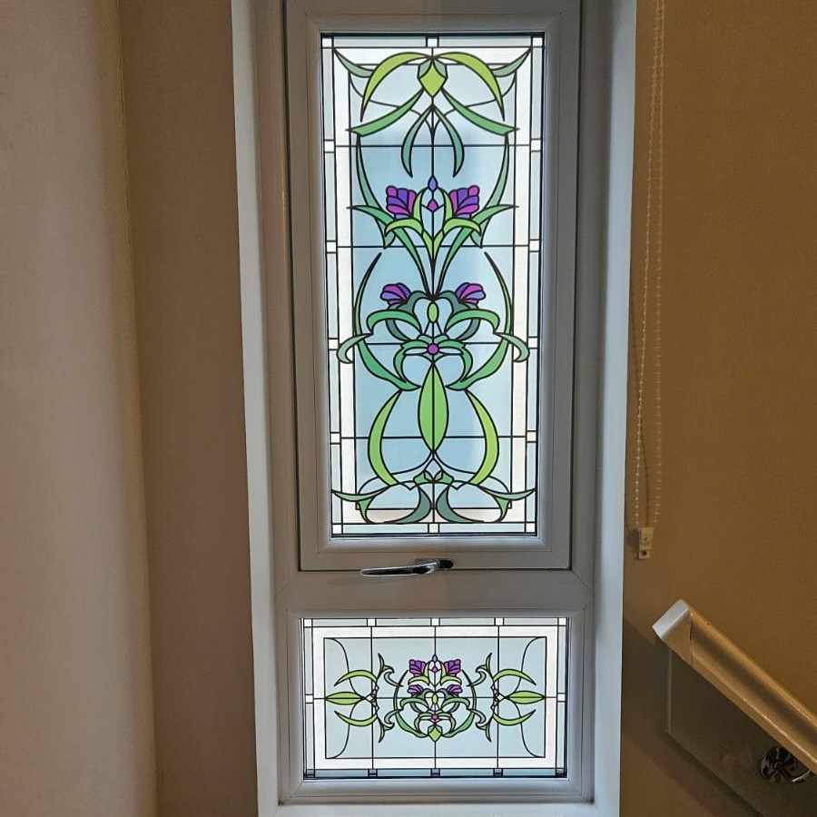 purple flower victorian stained glass film.jpg